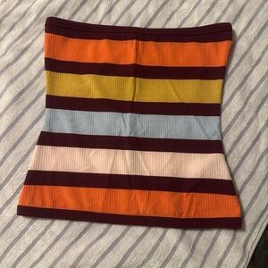 American Eagle Outfitters Multicolor Striped Crop Top